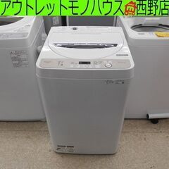 洗濯機 6.0kg 2020年製 シャープ ES-GE6D-T ...