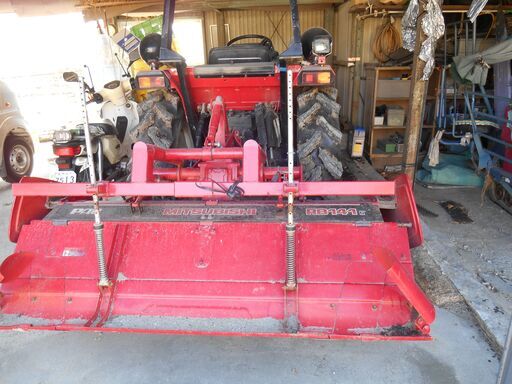 三菱トラクター４WD深耕ロータリー　必要ならオマケにサブソイラーお付けします。 三菱トラクター4WD深耕ロータリー 必要ならオマケにサブソイラーお