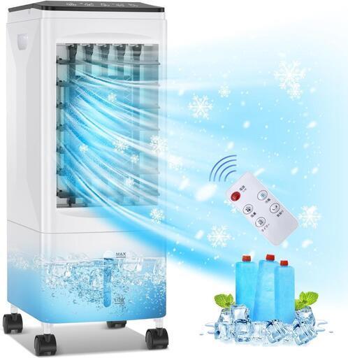 【新品】冷風機 冷風扇 急速冷却 最強冷風 扇風機 冷風扇風機 強力 6L 大容量