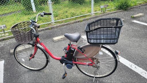 パナソニック３速電動自転車　8.7Ah３点灯(50~75%)動作確認済　充電器付き
