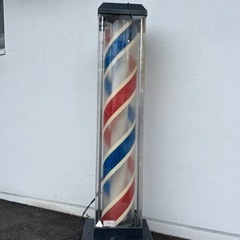 理容　サインポール　看板