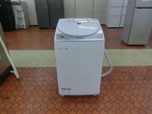 ID 391901　洗濯機8K　シャープ　２０１９年　EA-TX8C