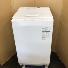 【現状品】TOSHIBA 東芝 全自動洗濯機 7kg AW-7D...