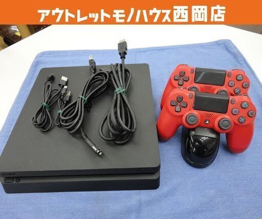 動作品 PS4 本体 CUH-2000A コントローラー2点 ブラック 充電器 プレイステーション4 SONY 500GB 西岡店