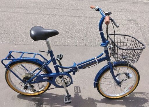 折りたたみ自転車 20インチ CAPTAIN STAG 折りたたみ自転車 9800円 6段 