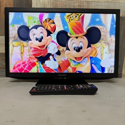 即日受渡❣️去年購入SHARP AQUOS19型液晶 TV  Wチューナー搭載14500円