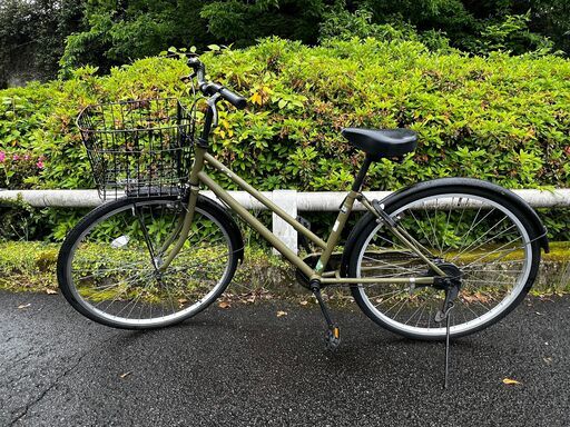 リサイクルショップどりーむ鹿大前店　自転車　No1394　26インチ　LEDライト付き　鍵付き