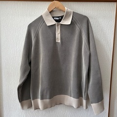 【ZARA】 メンズ 長袖ポロシャツ 新品