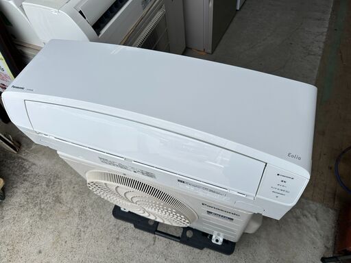 【動作保証あり】Panasonic Eolia 2019年 2.2kw 6畳用 冷暖房ルームエアコン CS-EX229C 自動フィルター清掃機能【管理KR472】