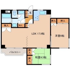 🏢安心の叶えRoom✨『2LDK』千葉市中央区登戸✨敷金礼…