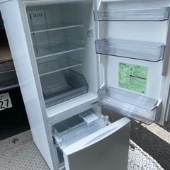 北九州市内配送無料　保証付き　東芝 冷蔵庫 幅47.9㎝ 153L セミマットホワイト GR-S15BS (W) 2ドア 右開き 【一人暮らし】 【省スペース】 2021 年モデル