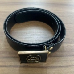 AIGNER メンズレザーベルト　ブラック　ビジネス　男性用　服...