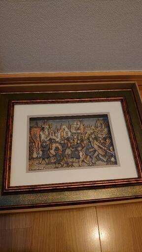 【コレクター】シャドーボックス 3D立体画デコパージュ ANTON PIECK アントンペック パレード 絵画 美術品 額装 インテリア アントンピック
