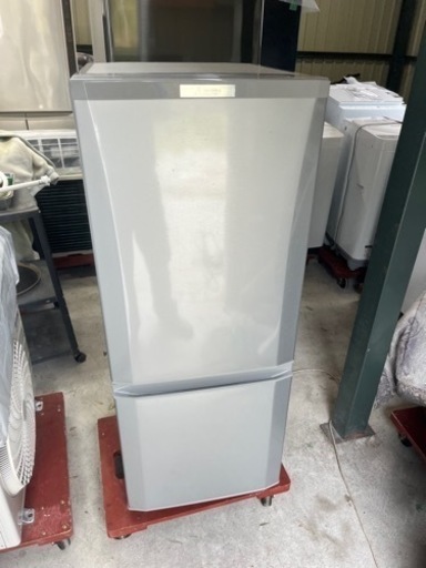 三菱ノンフロン2ドア冷蔵庫146L/シルバー/配送設置可能