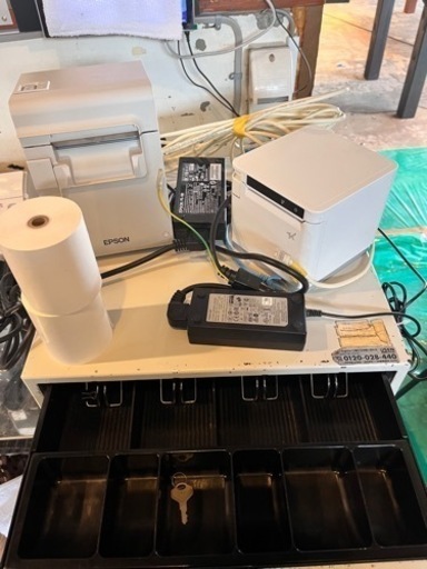レジ USENドロア  レシート印刷機