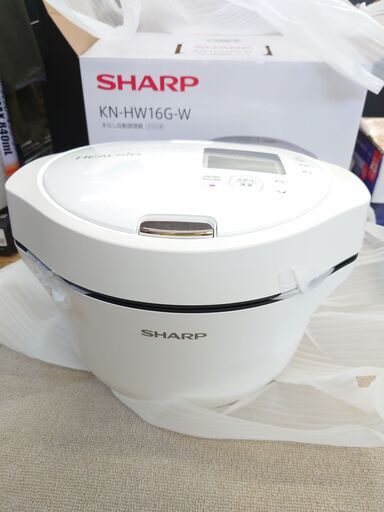 未使用品シャープ 水無し自動調理鍋 KN-HW16G 2021年製 保証有り【愛千130】