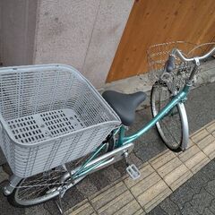 [BRIDGESTONE] ECOHOME(エコホーム)24吋 ファミリーサイクル 変速なし/ミストグリーン