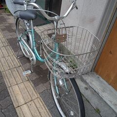 [BRIDGESTONE] ECOHOME(エコホーム)24吋 ファミリーサイクル 変速なし/ミストグリーン