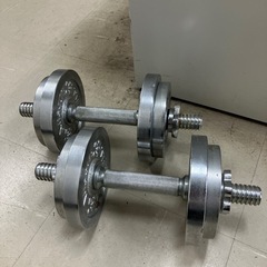 K2404-828 ダンベル2個セット 約10kg×2 2.5k...