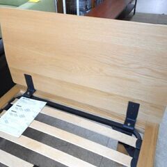 無印良品 シングルベッド 木製フレームのみ ヘッドボード付き ウッド