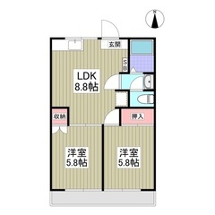 （（２ＬＤＫ））💖南埼玉郡💖敷金礼金０円💖フリーレント１ヶ…