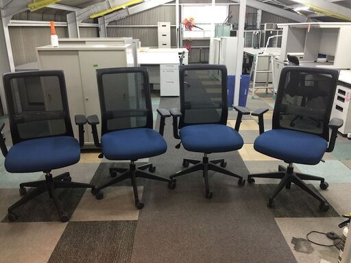 中古　極美品　コクヨ　オフィスチェア　ワークチェア　事務椅子　デスクチェア　肘付（上下可動）　ランバーサポート付　座奥行き調整　ハイバック　エントリーチェア　OAチェア　各1台　愛知　一宮市　江南市　稲沢市　名古屋　岐阜　各務ヶ原　岐南町　羽島　三重　グッドプライス一宮
