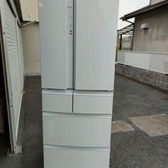 三菱ノンフロン冷凍冷蔵庫 形名 MR-R46G-WH  2021年製品