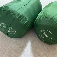 キャンプ用寝袋(シュラフ)2個
