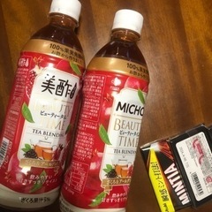 ミンティアのドライハードと、ミチョ　美酢　紅茶