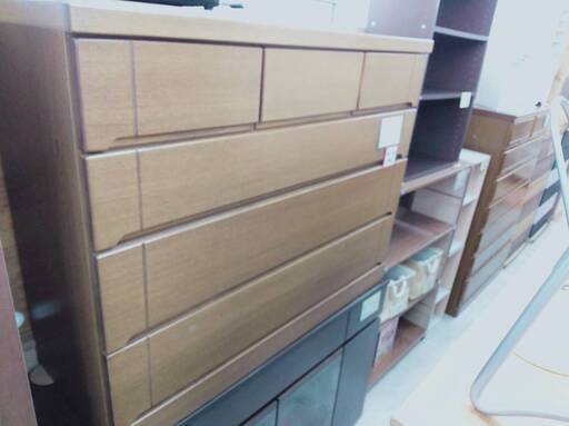 大容量大川家具 4段チェスト 箪笥 773