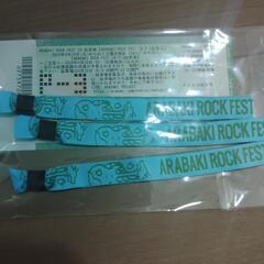 アラバキ　ロック　フェス　チケット　1枚  駐車券(p2)付き