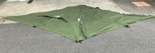 キャンプ用品　DOD ワンポールテントRX（M）ハーフインナー、Gシート、マット付き