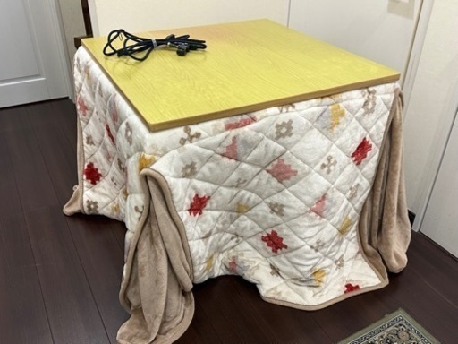 早い者勝ち！◇◆ニトリ　ダイニングこたつ　レクシー　　掛け布団付き◆◇