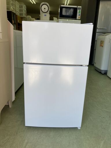【リサイクルショップ　ピカソ　小松原】2021年製 MAXZEN 小型 2ドア 一人暮らし 87L 右開き 冷蔵庫 JR087ML01WH★2273★