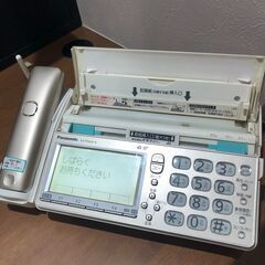 パナソニック　パーソナルファクス　電話機　FAX　【早期引き取り...