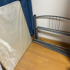 パイプベッド シングルベッド 分解済み