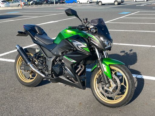 カワサキ Z250 SE ER250C 後期 最終 スペシャルエディション ABS 社外品多数 自賠責R7年12月 250cc Fi インジェクション 実働 機関良好 鳥取 陸送可