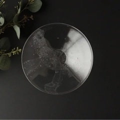 栗原志歩さん ガラス皿4枚セット 浅泡鉢