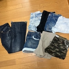 ジーパン　ショーパン　レディース