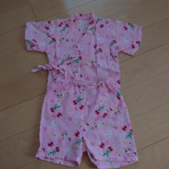 甚平  95  ピンク  女の子子供用品 キッズ用品 子供服