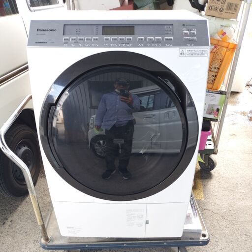 パナソニック ななめドラム洗濯乾燥機 11kg 乾燥容量6kg NA-VX800AL-W