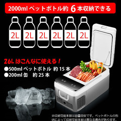 26Lポータブル冷蔵庫 MW-2WR26