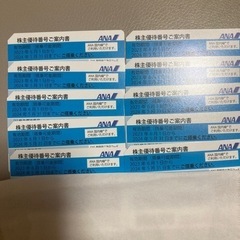  ANA 航空券　株主優待券1枚　　