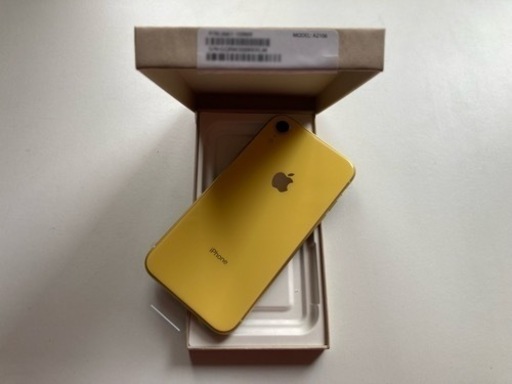 SIMフリー iPhone XR 128GB Yellow 新品交換品