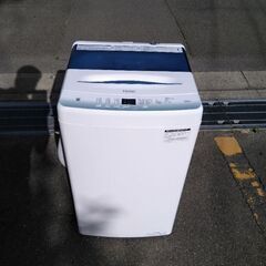 美品 ハイアール2021年式全自動洗濯機　5.5kg  配達無料