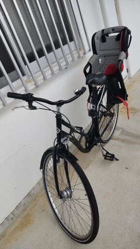 自転車　取り外し可能　子供座席付き