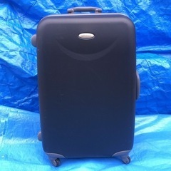 スーツケース　ネイビー　約28×40×65cm ダイヤルロック