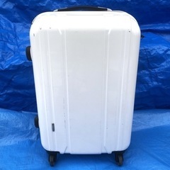 スーツケース　ホワイト　約23×40×56cm