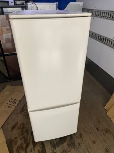 福岡市内配送設置無料　2021年式　三菱　冷蔵庫 Pシリーズ マットホワイト MR-P15G-W [2ドア /右開きタイプ /146L] [冷凍室 46L]