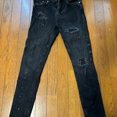 ZARA ザラ　メンズ　デニム　ダメージスキニー EUR40  ...